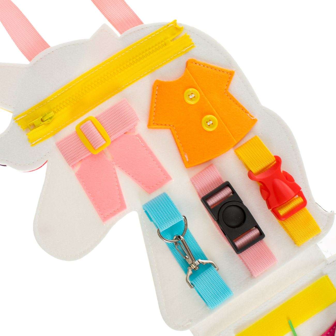 Μοντεσσόρι Εκπαιδευτικό Παιχνίδι Montessori Quiet Busy Book Μονόκερος 25x34cm